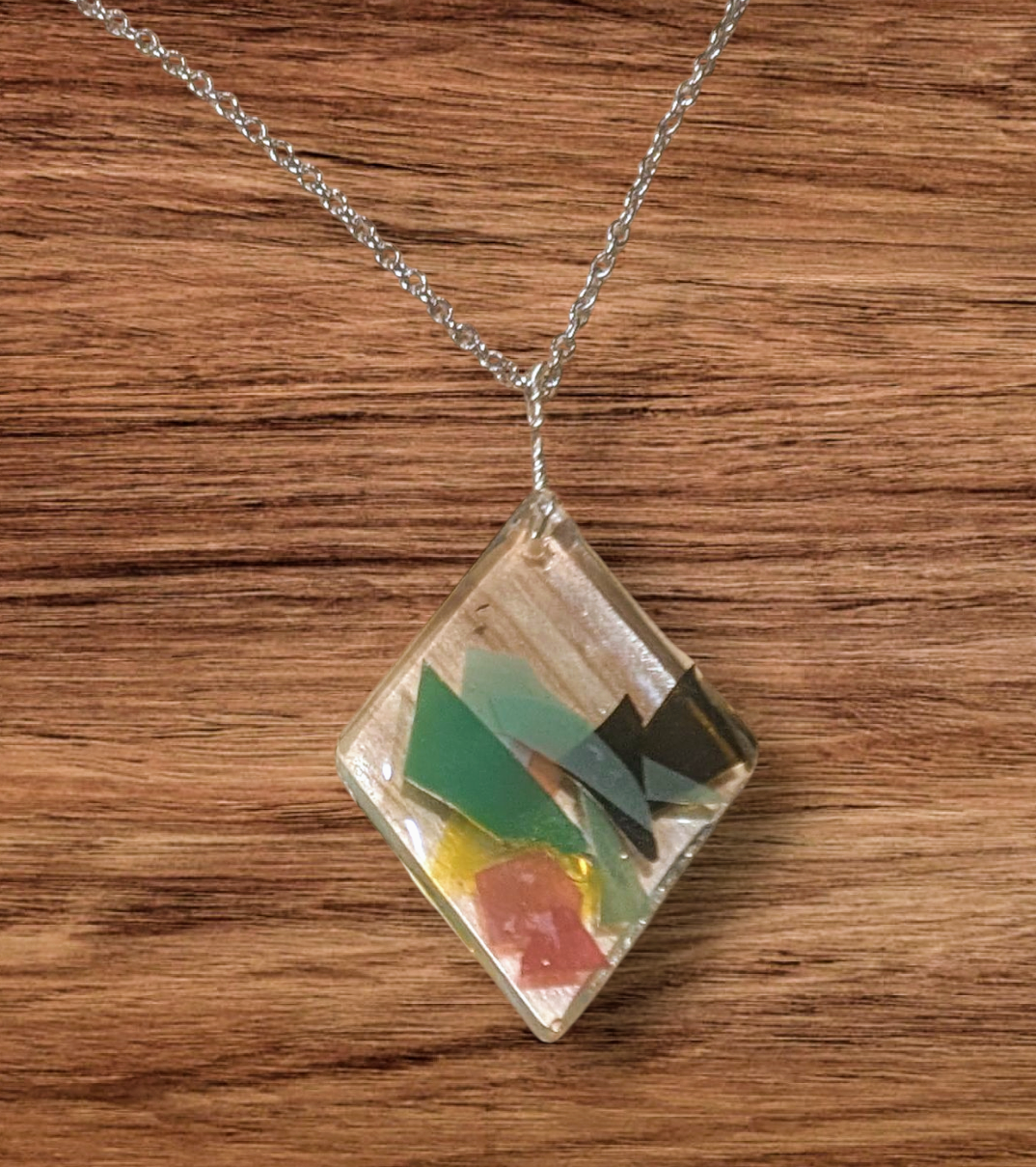 Gathering the broken pieces necklace