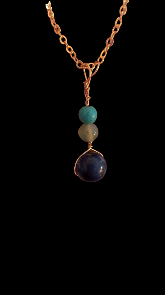 Turquoise and Lapis Goldie