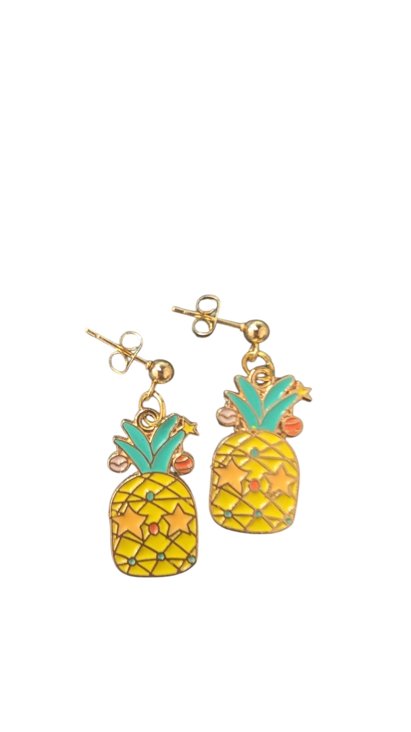 Pineapple star earrings