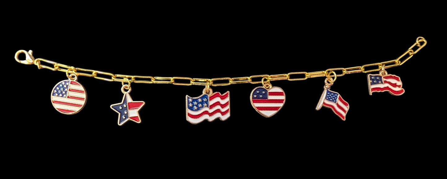 American Flag Bracelet