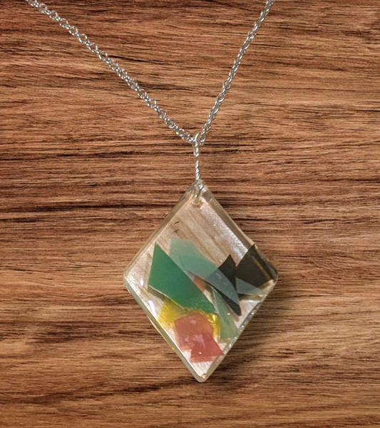 Gathering the broken pieces necklace