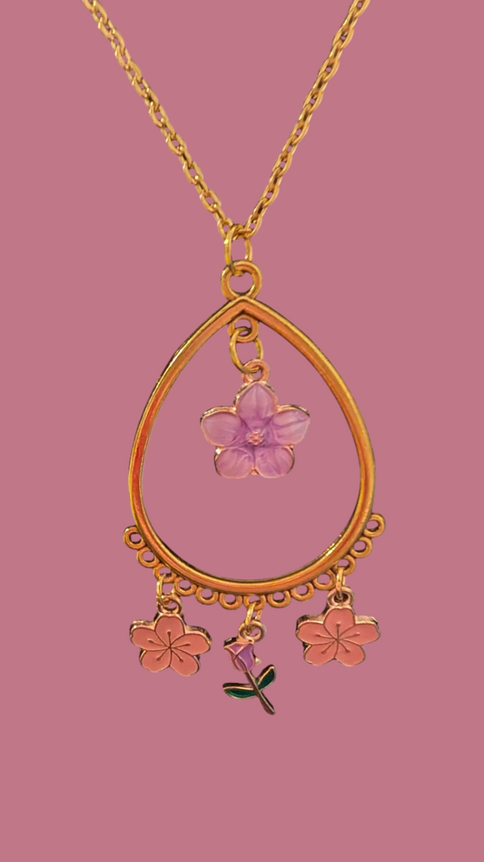 Tear drop pedal pendant
